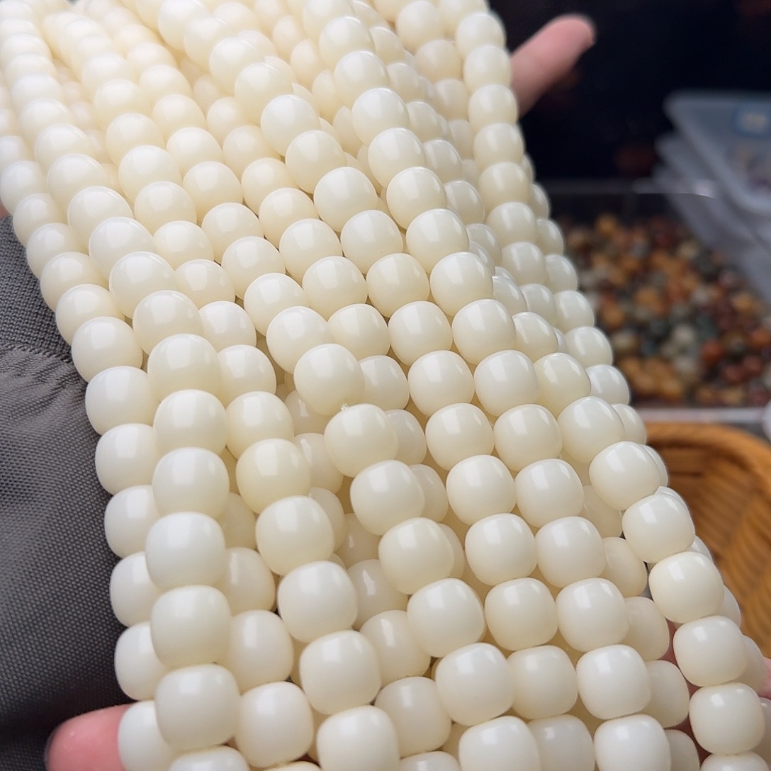 菩提根/象牙果吊坠114 颗骨瓷白 11 桶