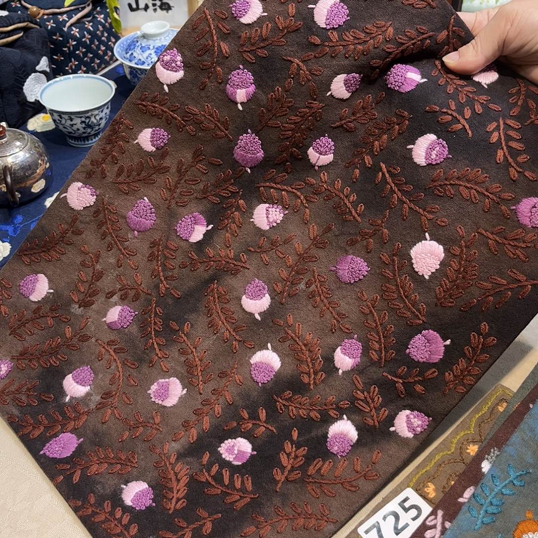 规格30.40刺子绣茶席