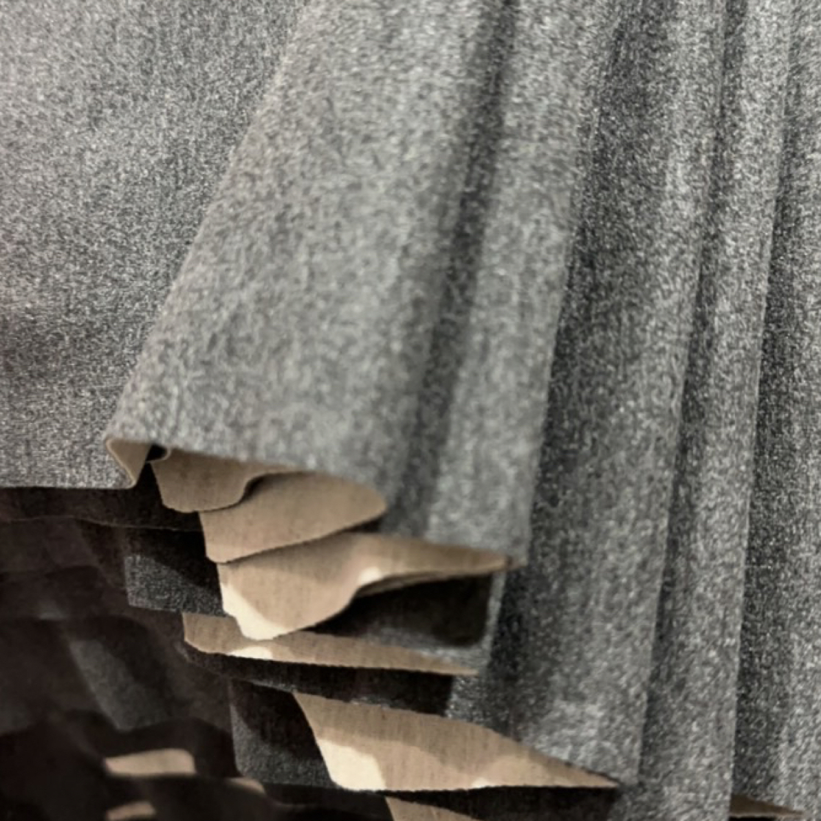 女士灰色奥绒保暖裁片面料