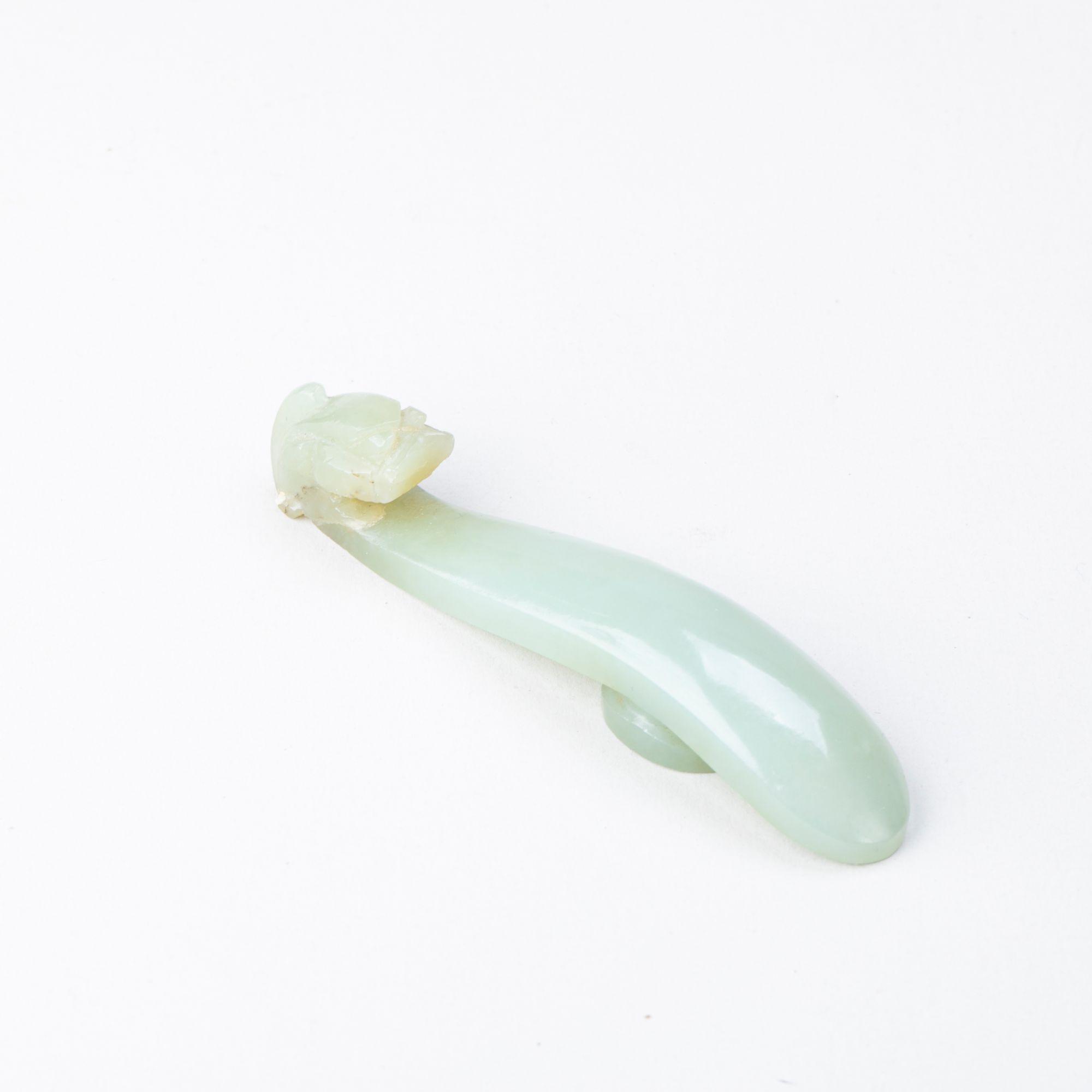 【拍卖】15、青玉龙首带钩