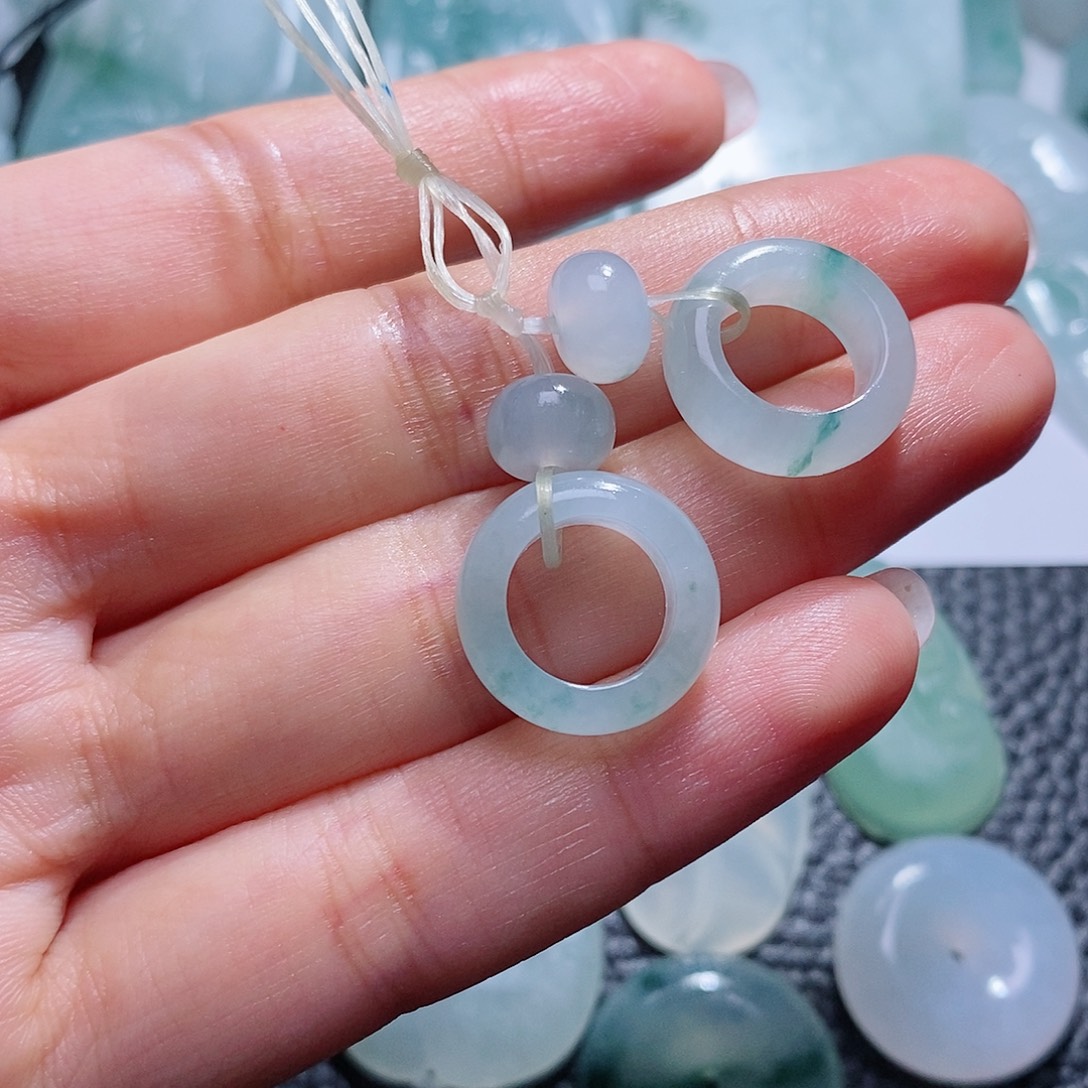 定制翡翠未镶嵌毛货付款后联系客服确认抛光