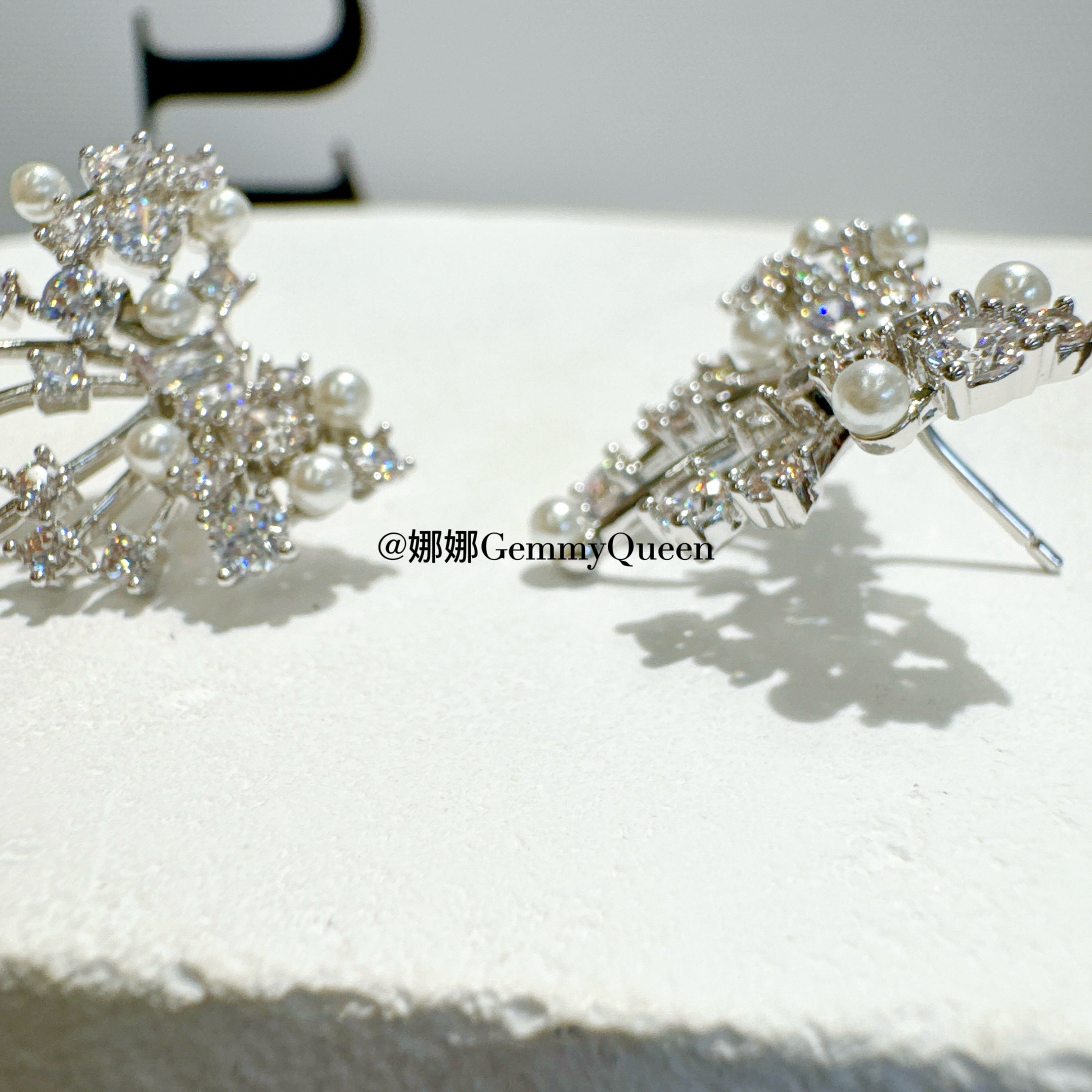 铜合金仿珍珠耳饰 娜娜GemmyQueen耳环GQ03030