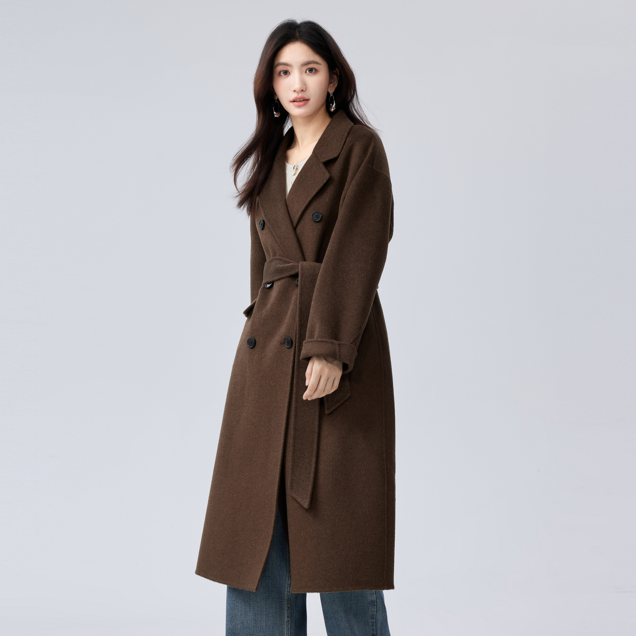 【衣衣专属】伊芙丽毛呢外套1FA971242W，1FA971243W
