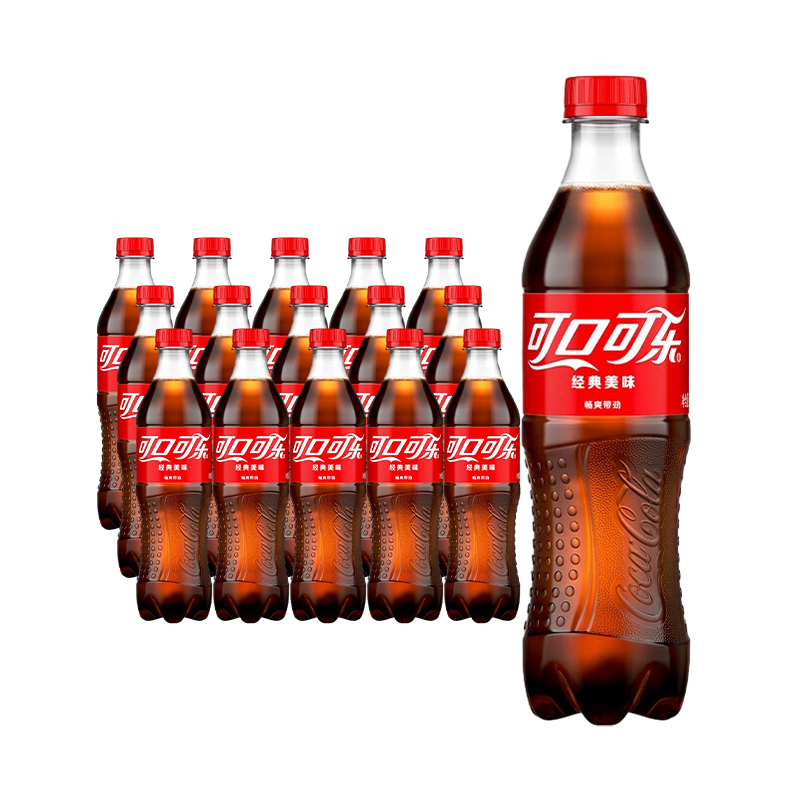 可口可乐雪碧经典原味汽水500ml*15瓶整箱批发碳酸饮料网红饮品