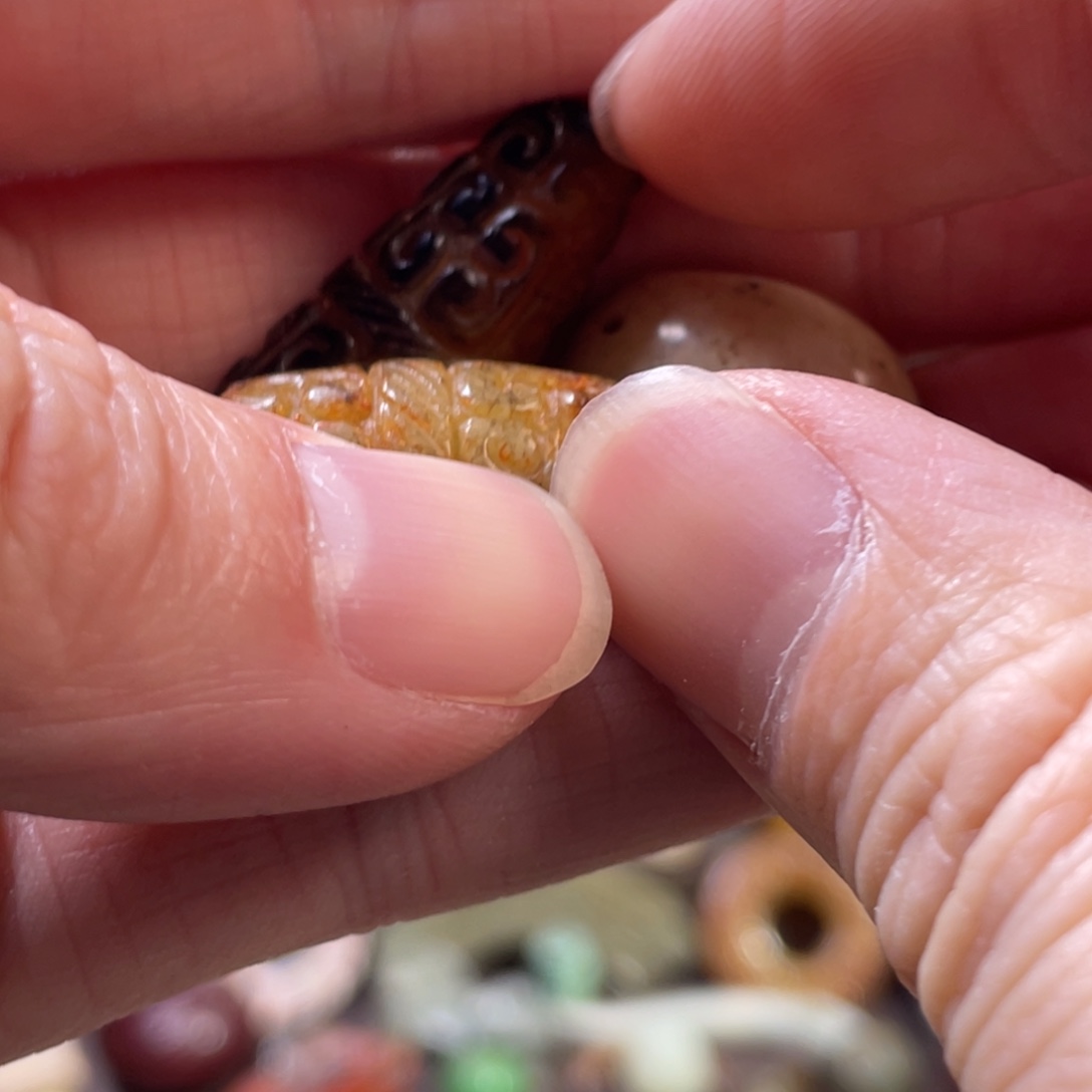 和田玉无未镶嵌春*