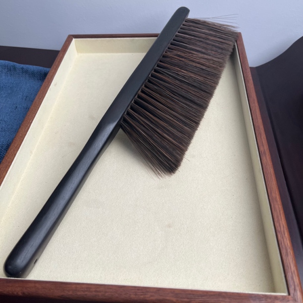 【限量福利】紫光檀刷子天然原木整木制作