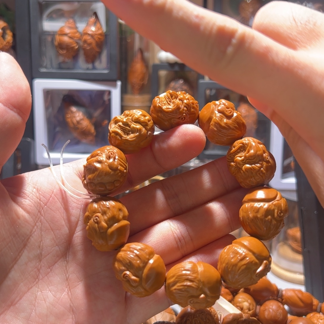 天***公手串/手链橄榄核手工经典恶僧