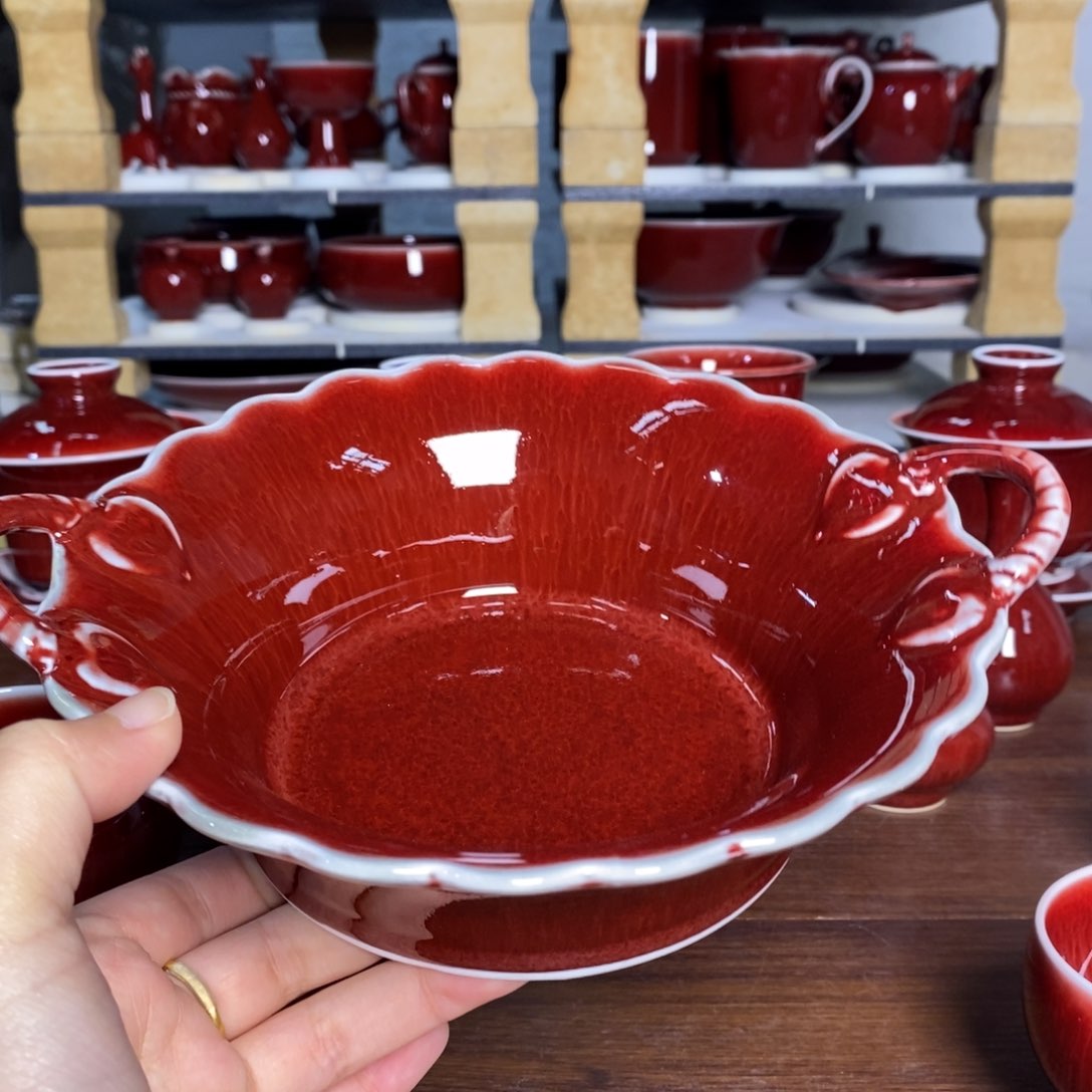 【闪购商品】心***茶景德镇名陶坊原矿郎红
