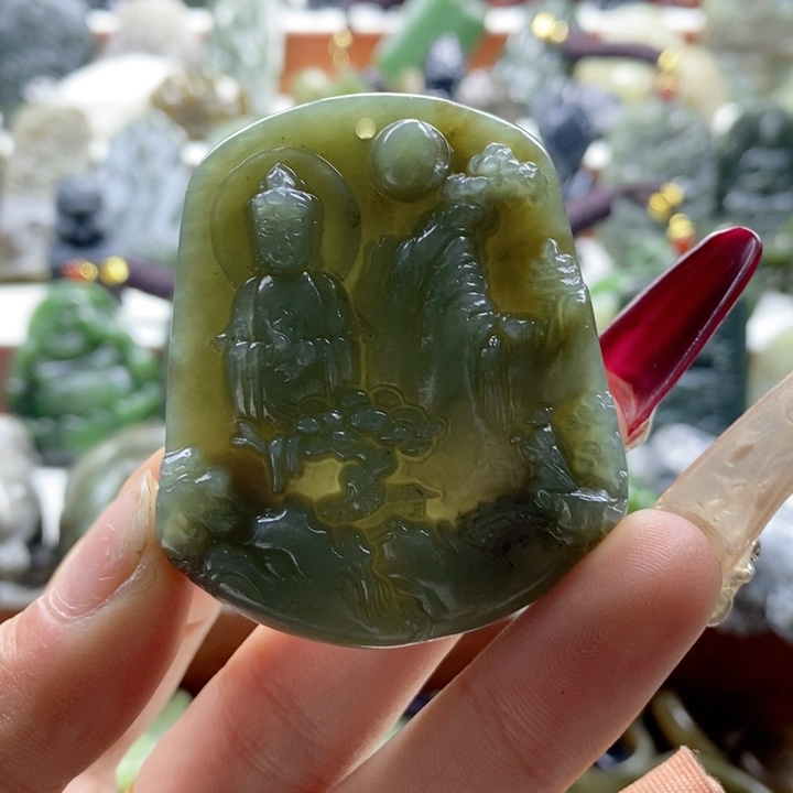 和田玉颈饰未镶嵌