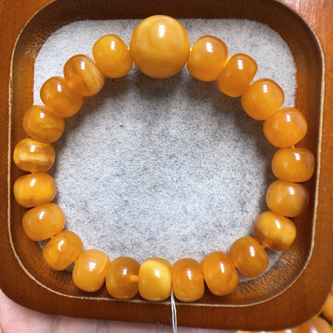 蜜蜡手串未镶嵌蜜蜡