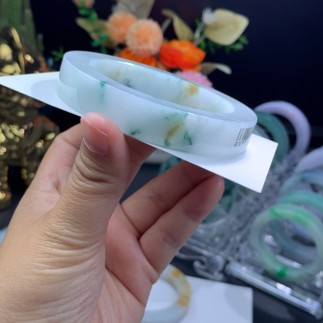 定制翡翠未镶嵌手镯缅甸a货翡翠手镯