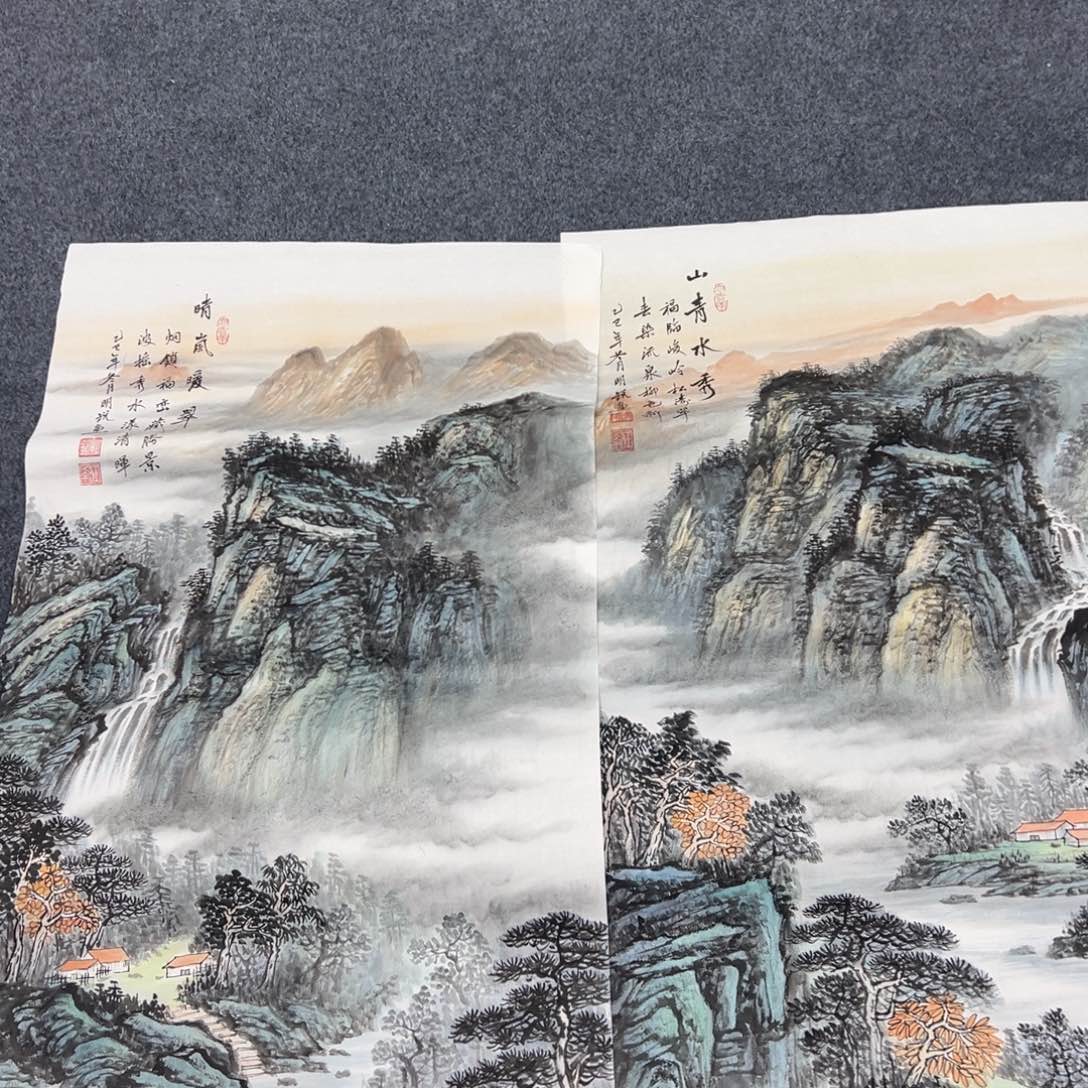 襄***会国画国画作品欣赏一下