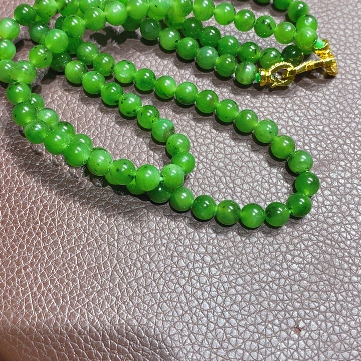 和田玉（碧玉）颈饰银S925镶嵌(****?