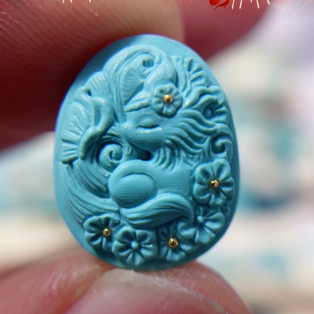 绿松石珠宝奇石未镶嵌