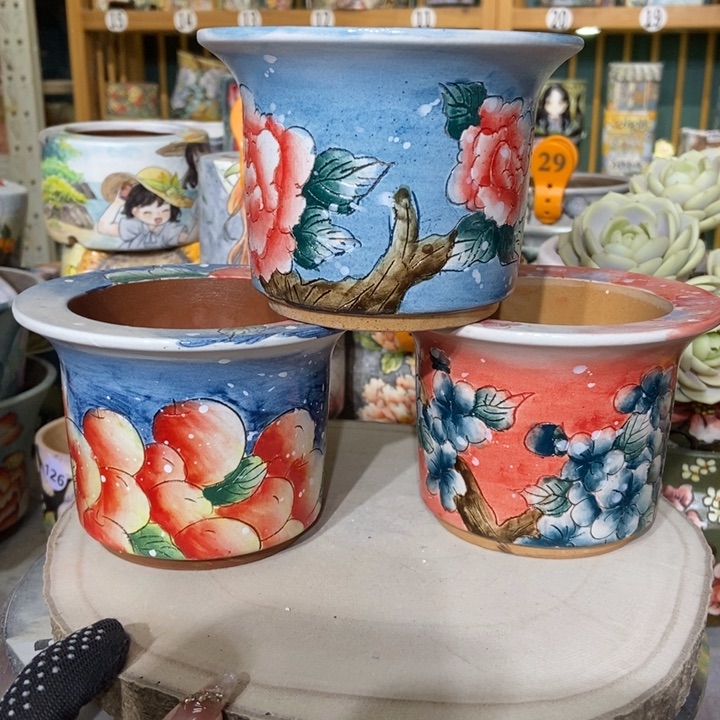 红陶景德镇艺术手绘作品