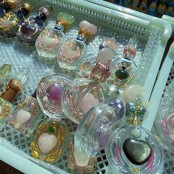 紫***子水晶摆件未镶嵌水晶