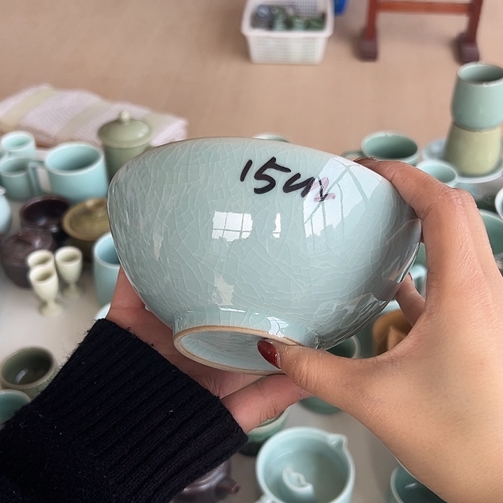 小米茶器龙泉青瓷