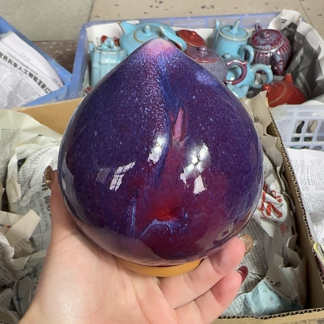 摆件陶郑家钧窑摆件
