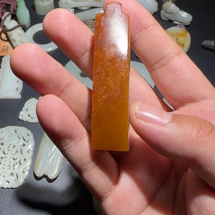 铭***和田玉未镶嵌挂件