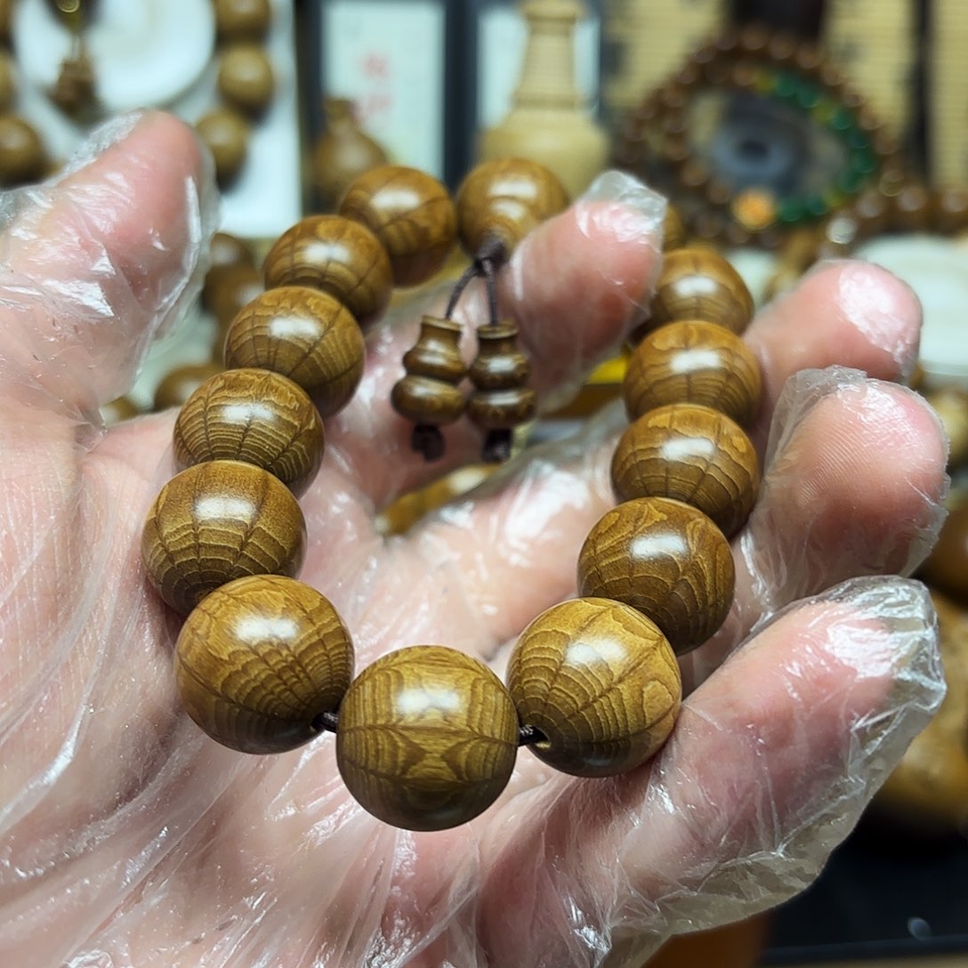 来***弟九道木16mm满花手串