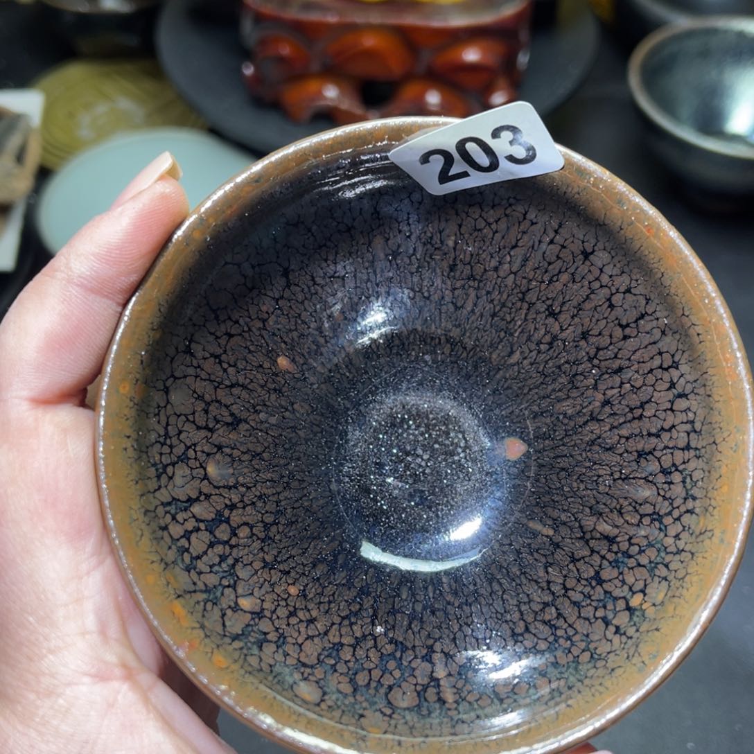 茶盏蔡起起建盏茶器203