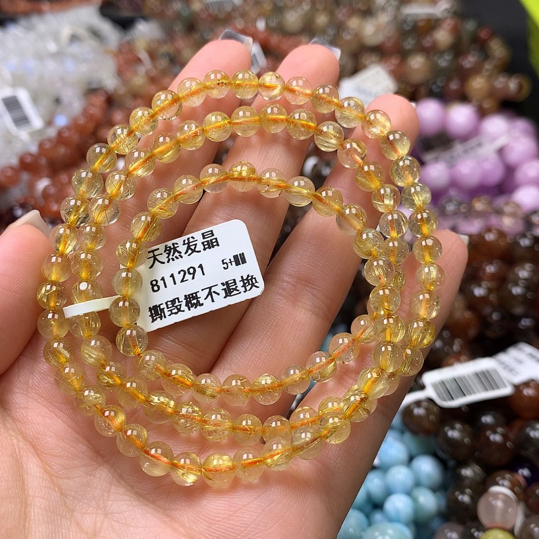 水晶手链未镶嵌，