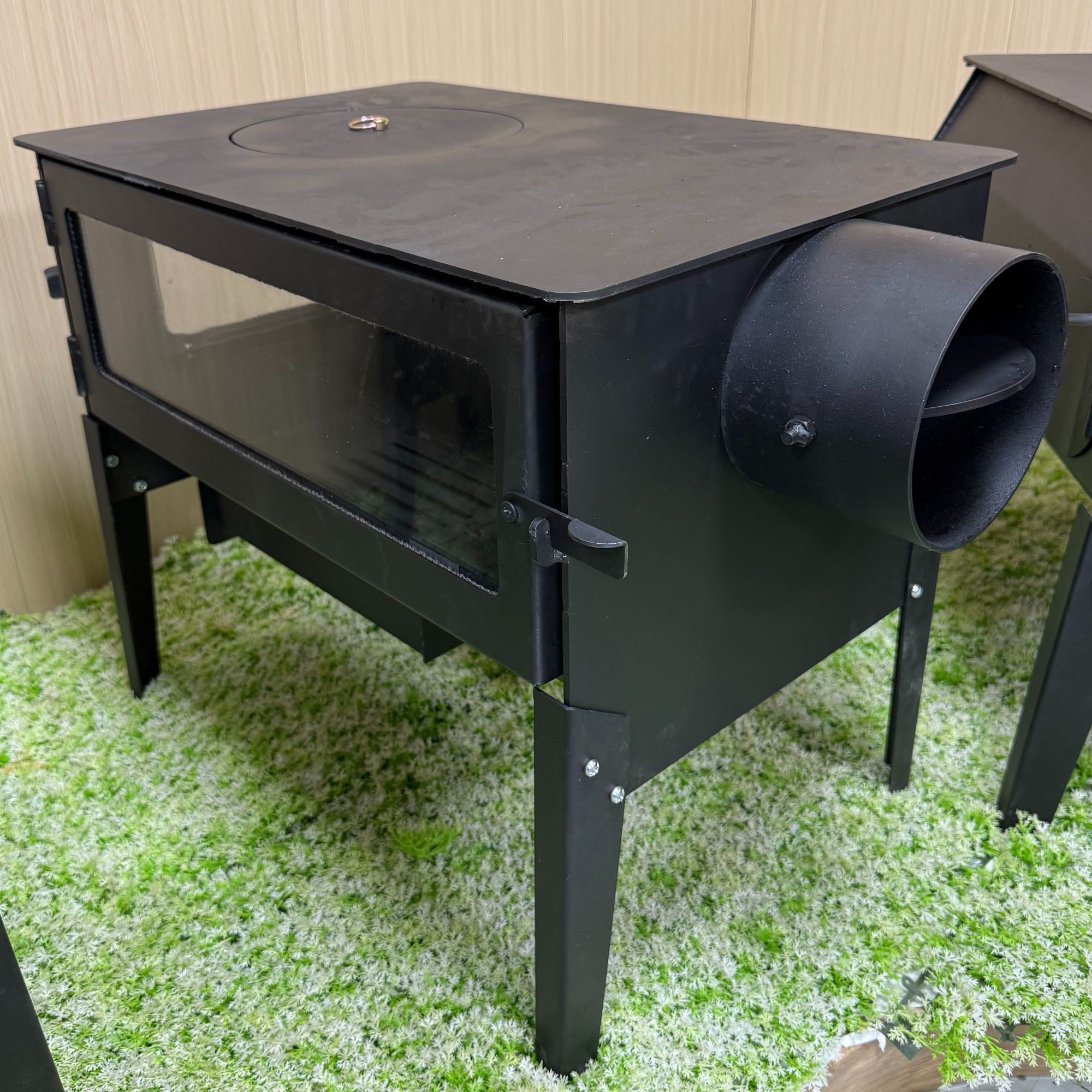 （15厘米大口径-通炕款）中号双观火50#（气化+双观火窗+烤漆）炉子