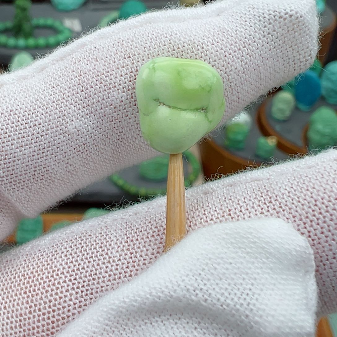 绿松石菜籽黄绿松石Z未镶嵌