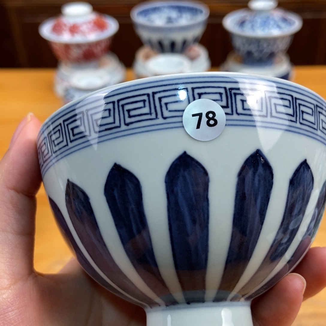 手绘现代茶具非古董