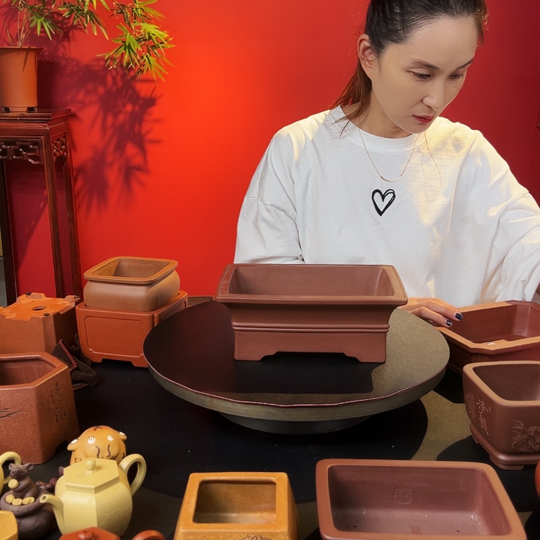 王***渤紫砂花盆紫砂花盆