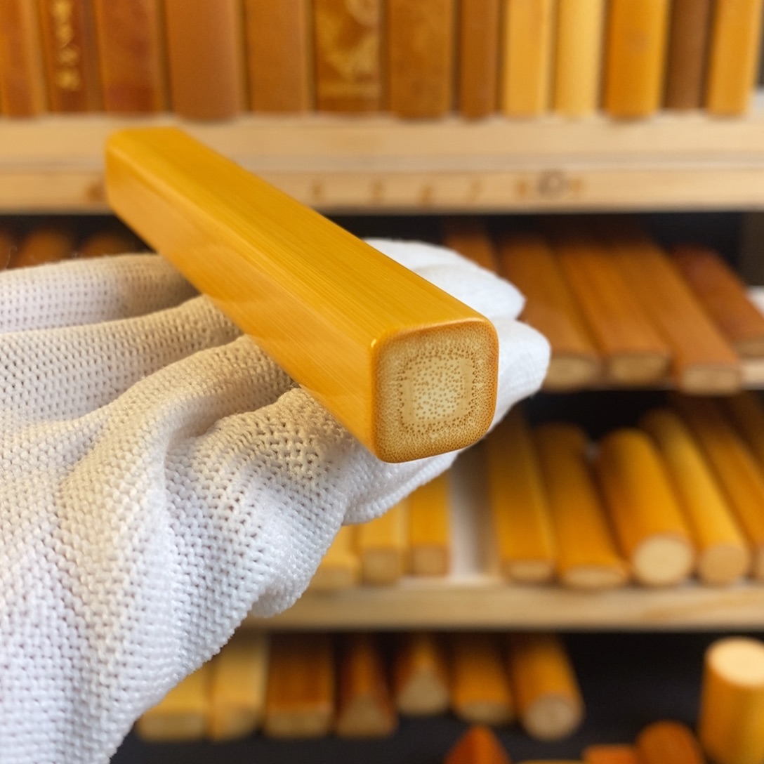 竹实心竹 黄皮方 厚皮满密