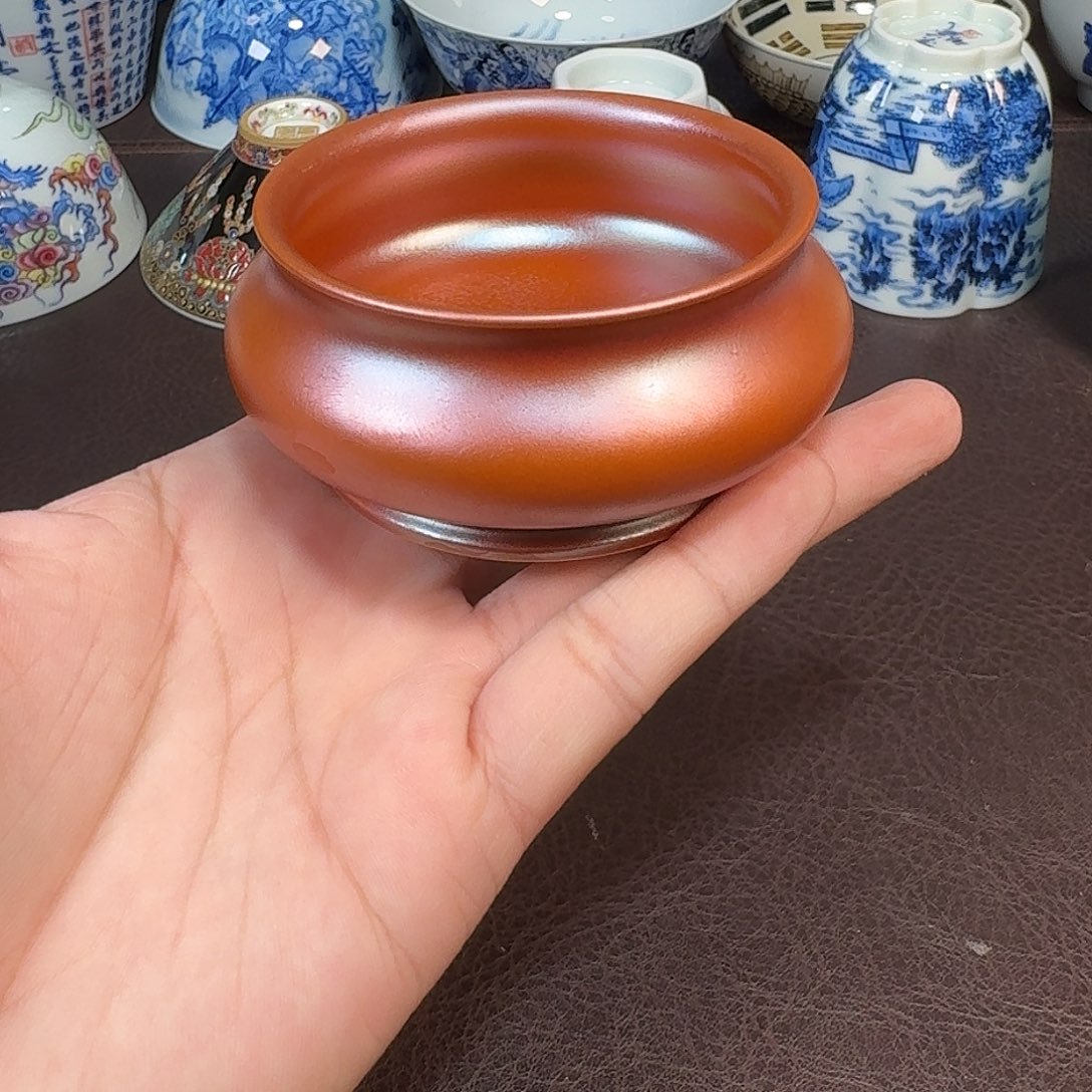 白***云现代景德镇陶瓷杯