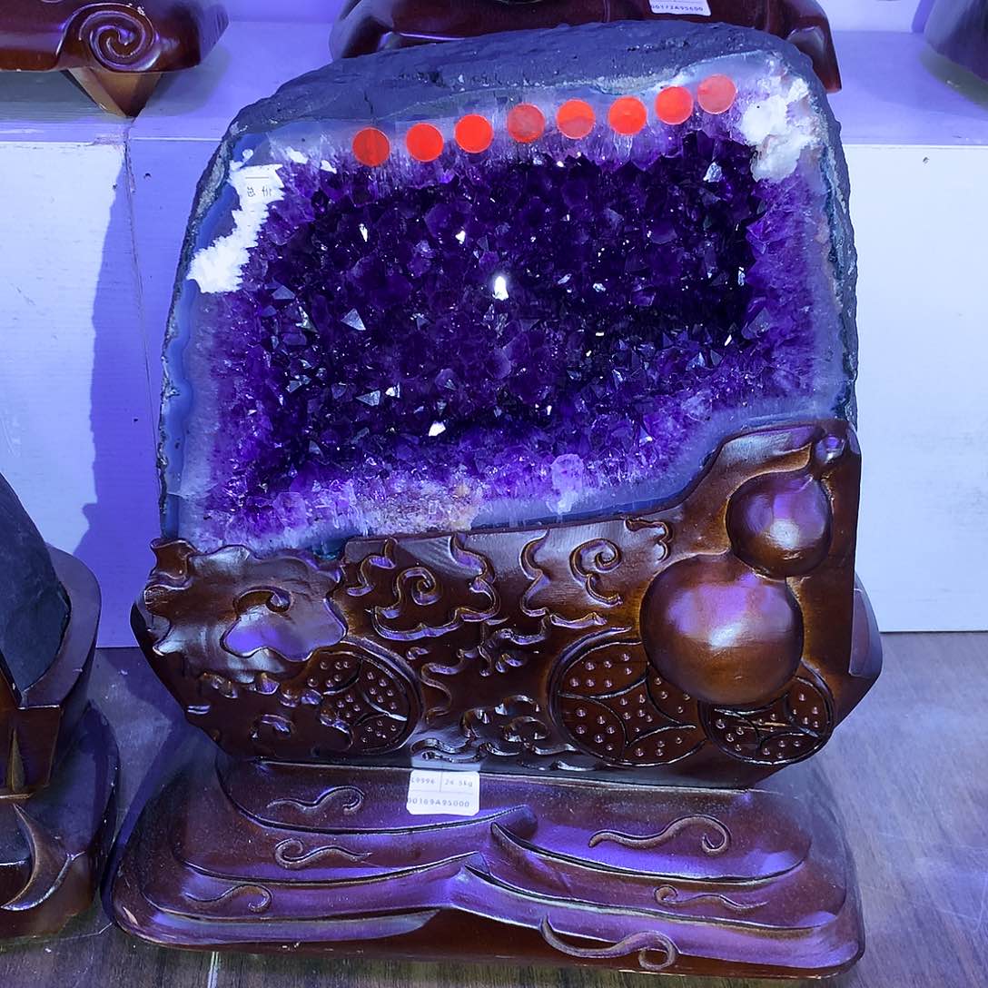 未镶嵌大型摆件（非配饰）紫晶