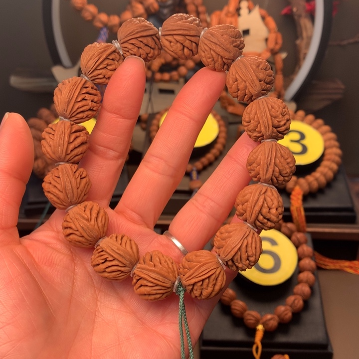 桃核吊坠原桩刺龙19