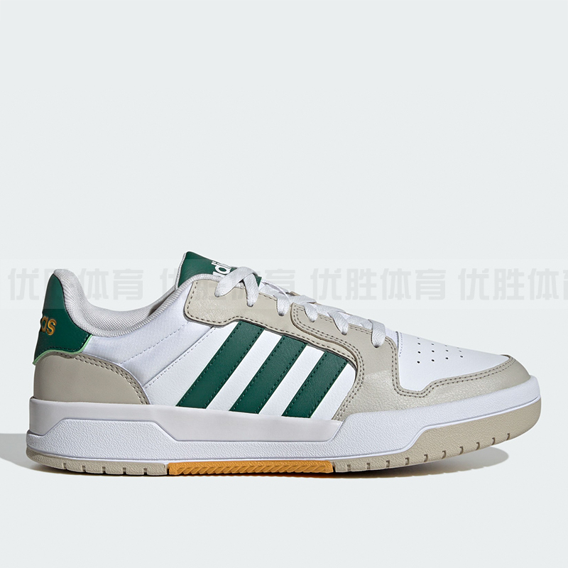 Adidas阿迪达斯 ENTRAP 男女复古少年感耐磨篮球风板鞋 JR7980