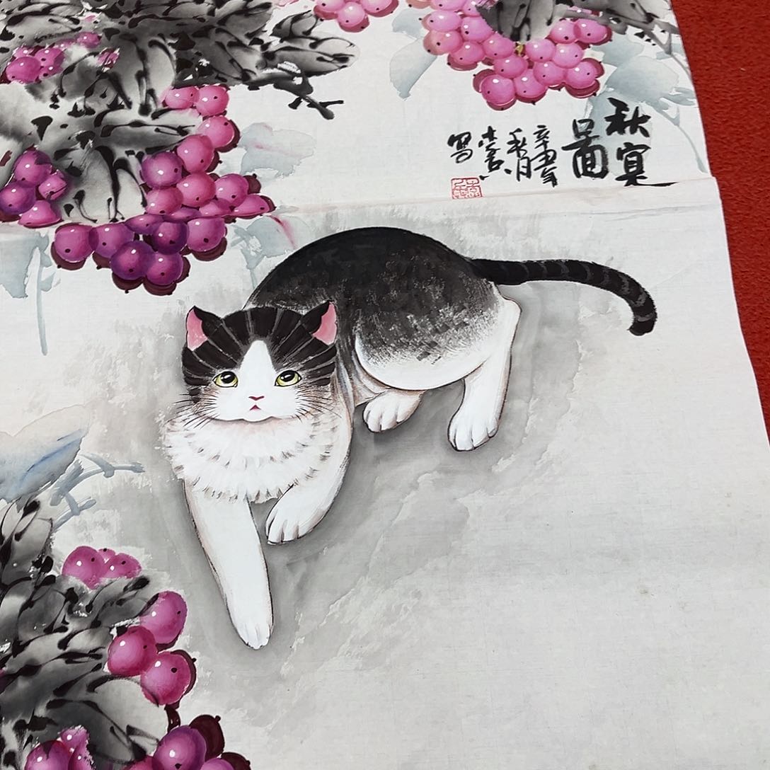 国画手绘国画作品