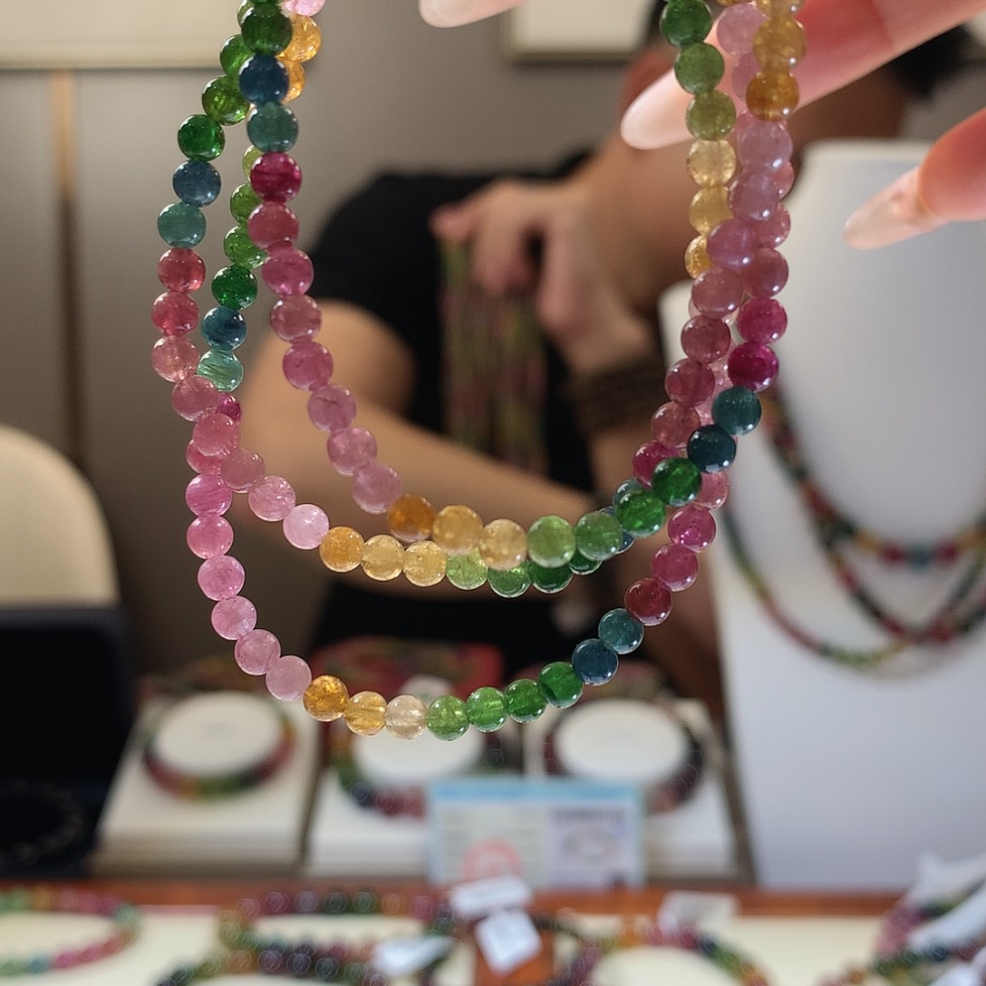 碧玺手串未镶嵌碧玺