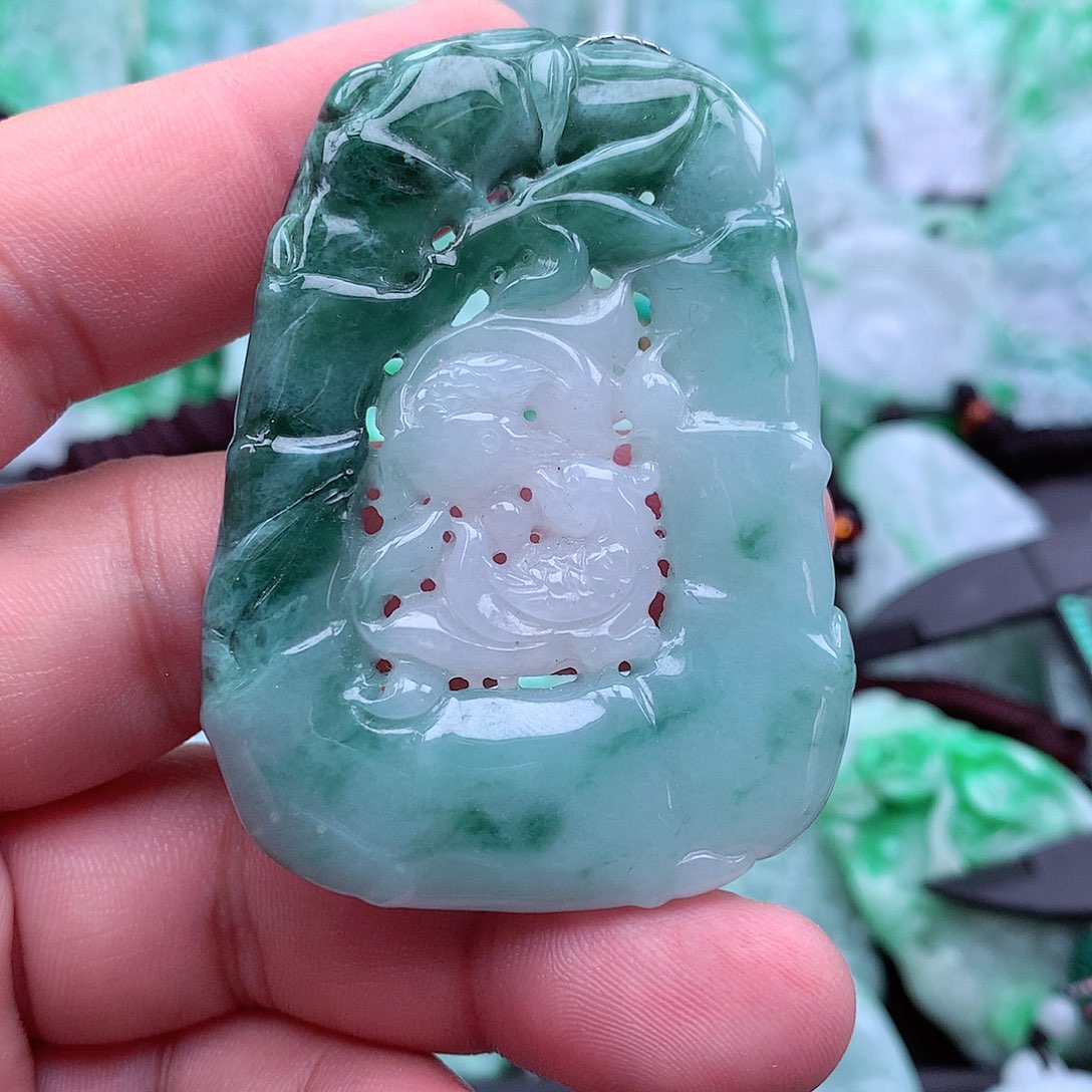 翡翠吊坠(不含链)未镶嵌