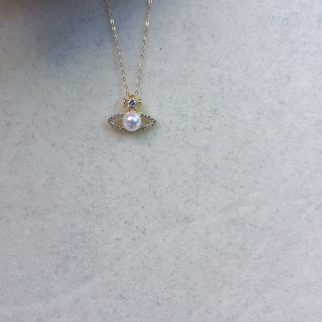 海水珍珠吊坠(赠链)银S925镶嵌