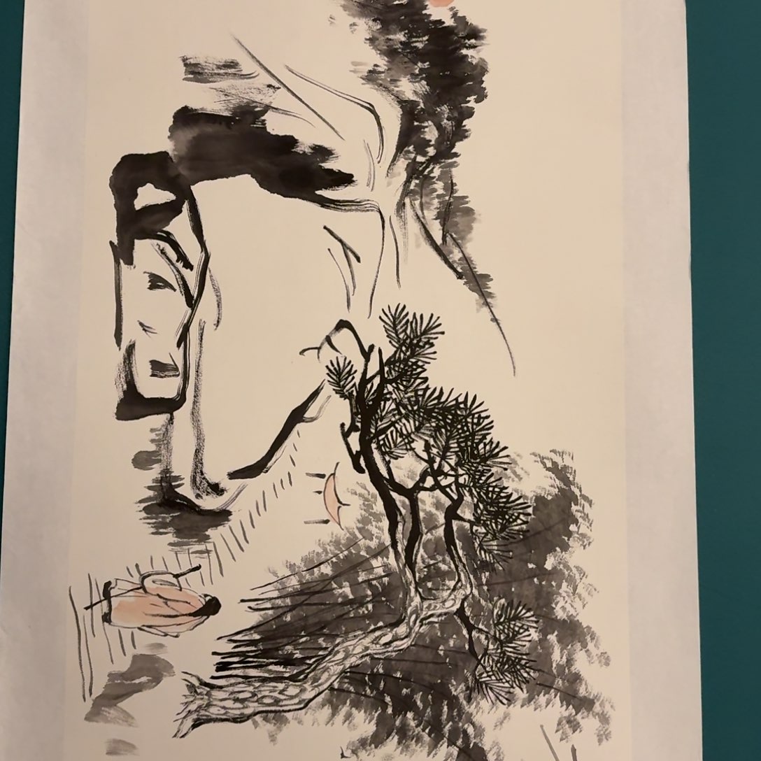 国画丁老师作品画作