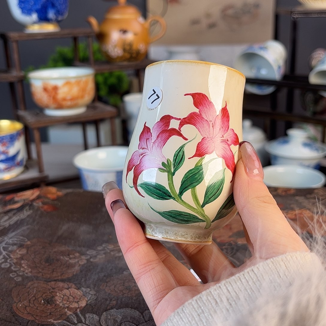 杯景德镇陶瓷茶杯多人