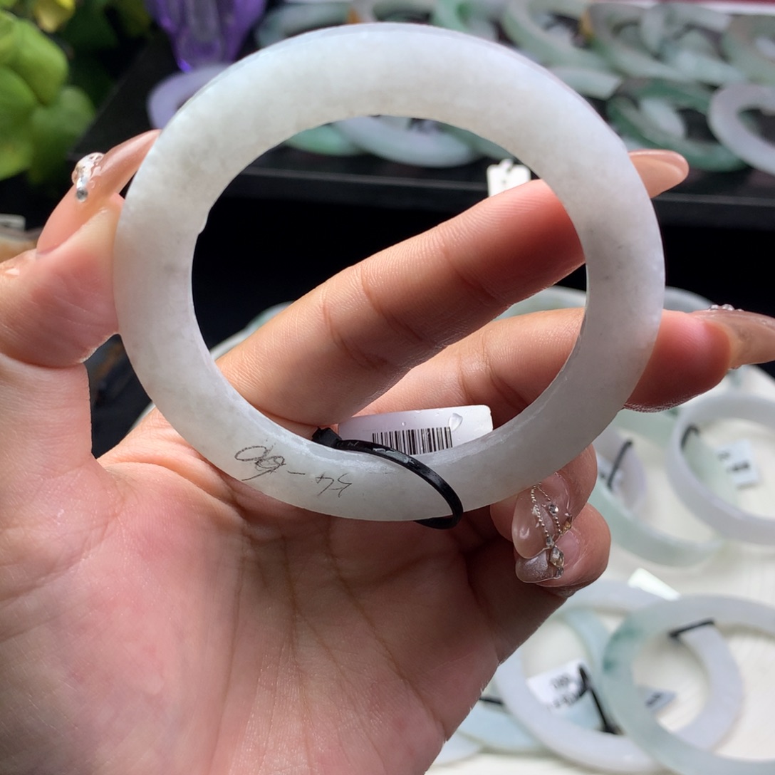 定制翡翠叮当镯未镶嵌54/60 