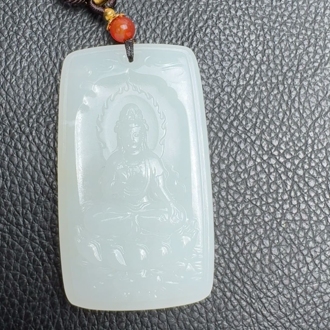 和田玉颈饰未镶嵌颜*大