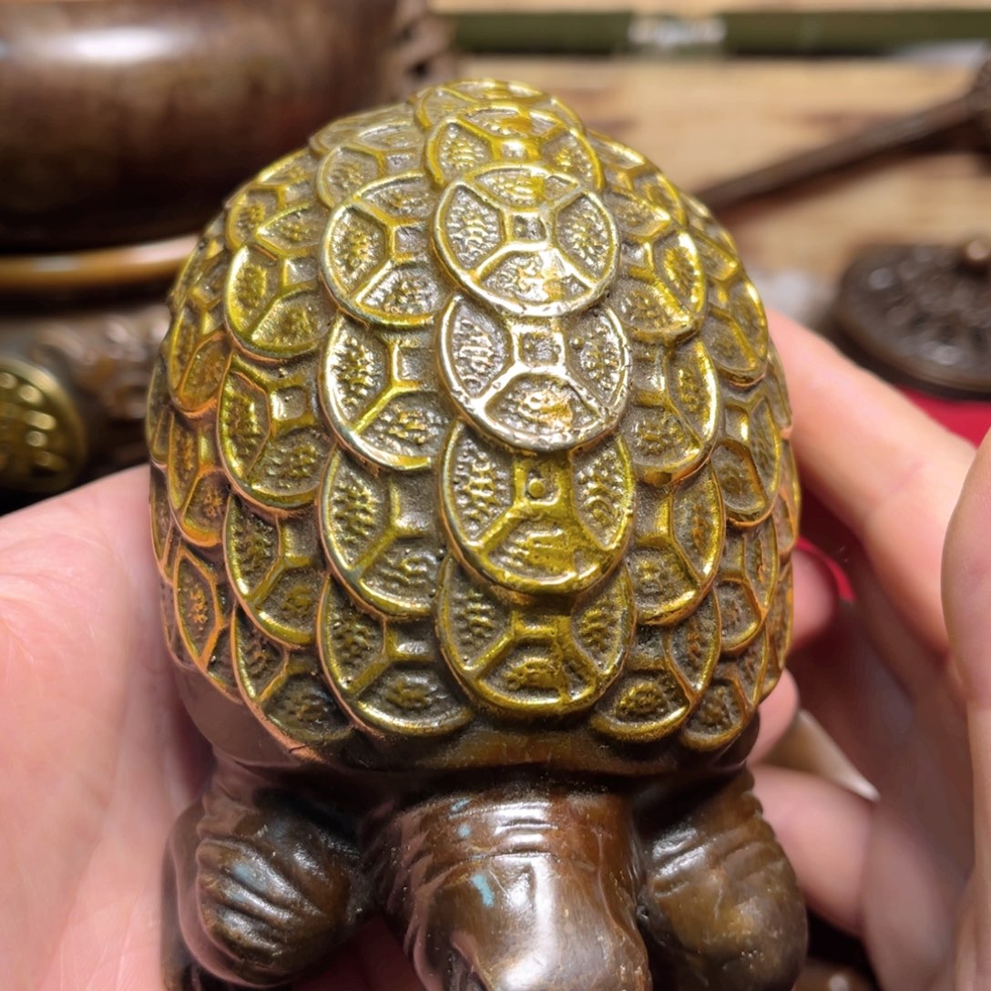 铜器摆件手把件便宜漏