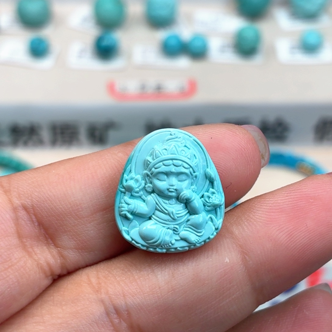 未镶嵌绿松石珠宝奇石