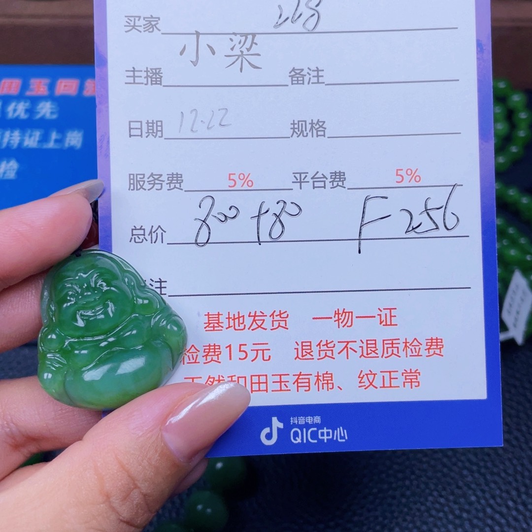 颈饰未镶嵌和田玉鸿*