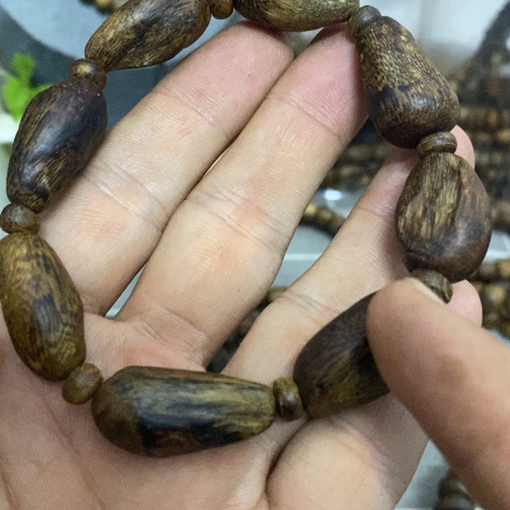 识***了沉香手串树丁沉香单圈14mm多样性发1