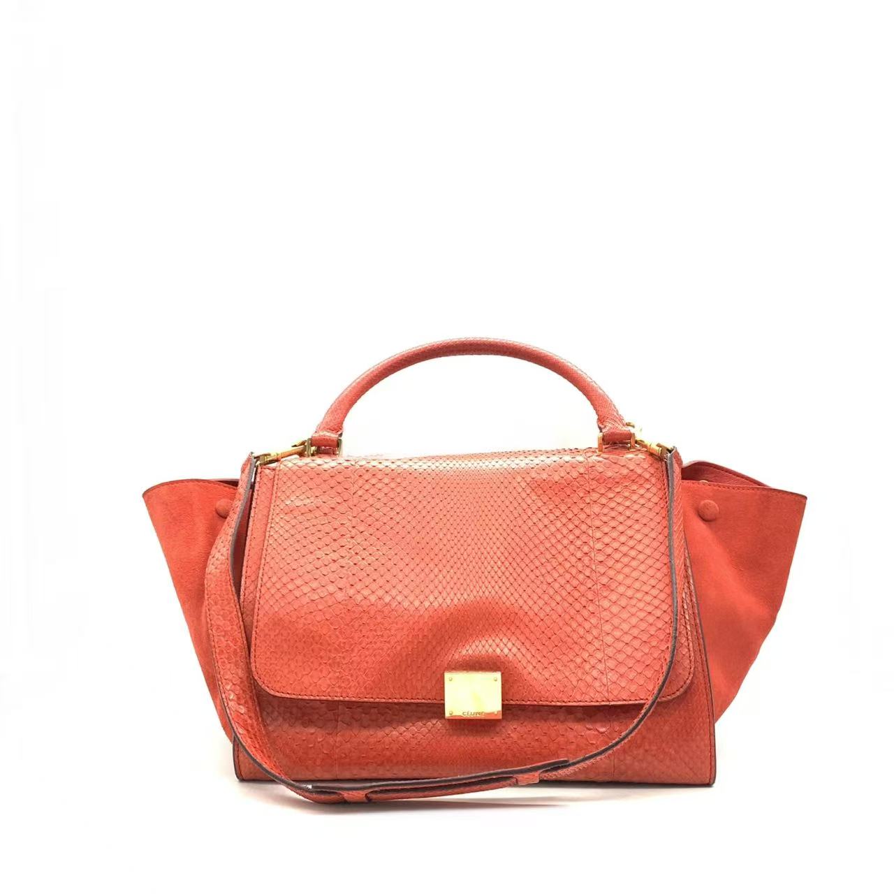 95新 Celine/思琳 【安则专属】红色秋千包