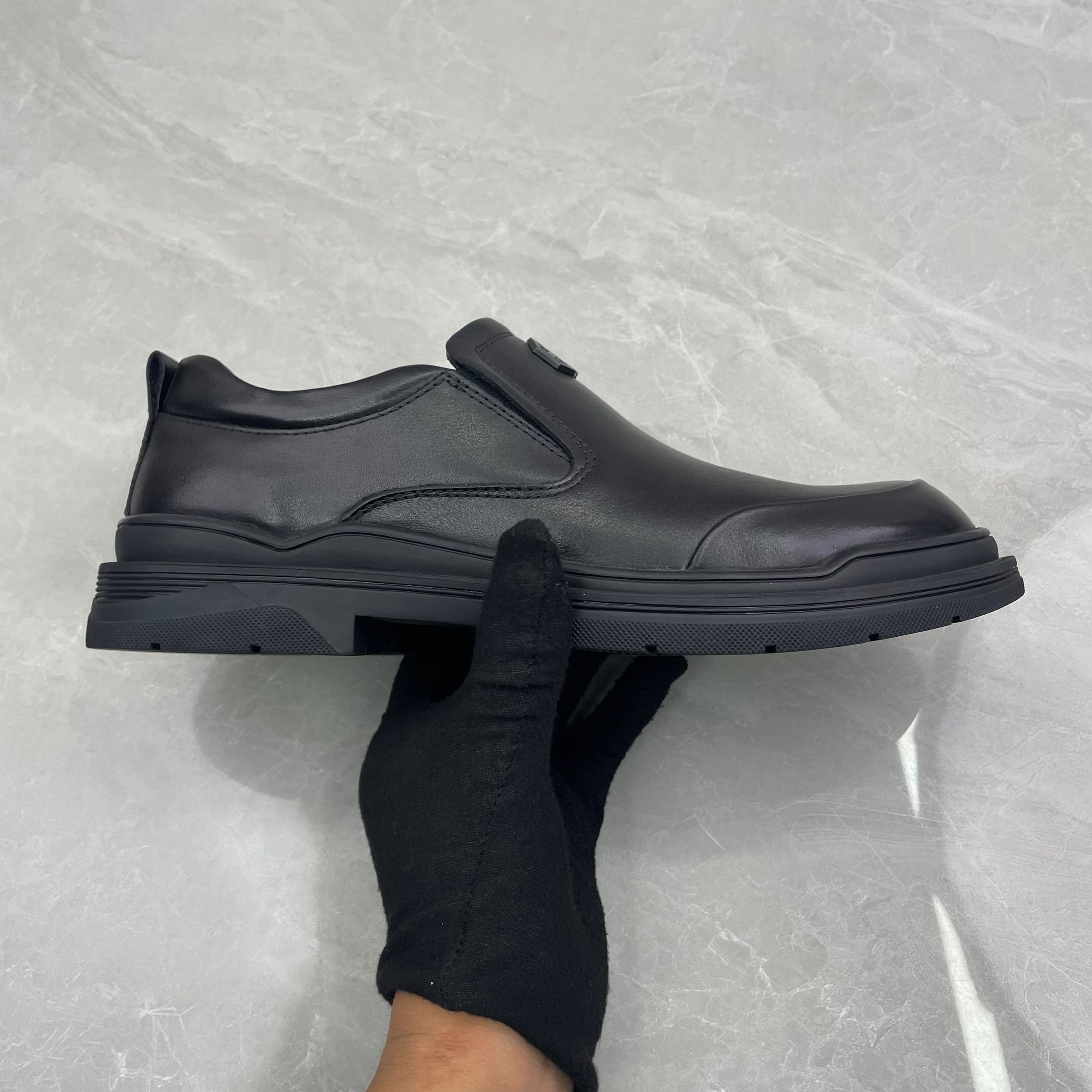 男鞋8526-1豆豆鞋男皮鞋（牛皮）