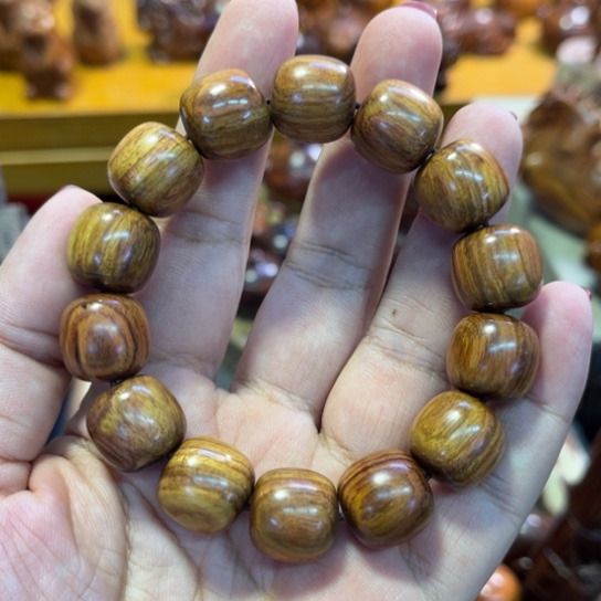 黄花梨/降香黄檀手串/手链黄花梨手串